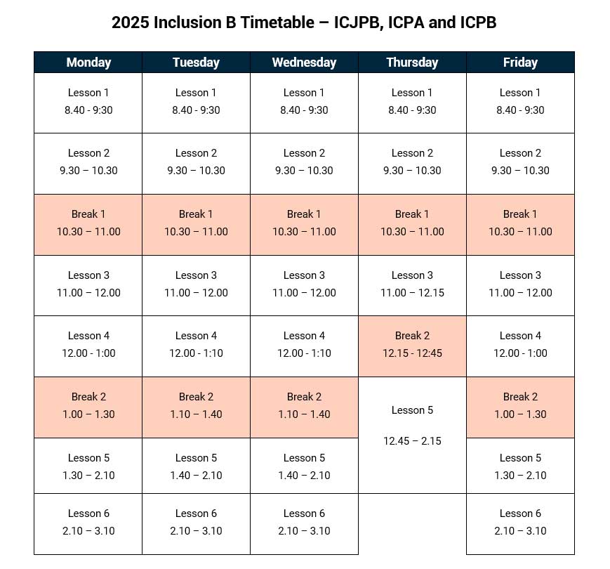 timetable-inclusionB-2025